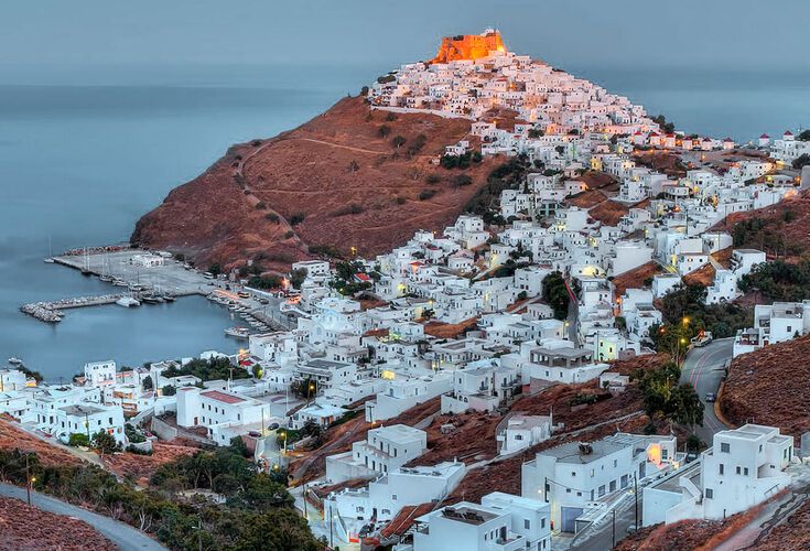 At the top of the hill, the famous stone castle of Astypalaia which towers over Hora is a special attraction