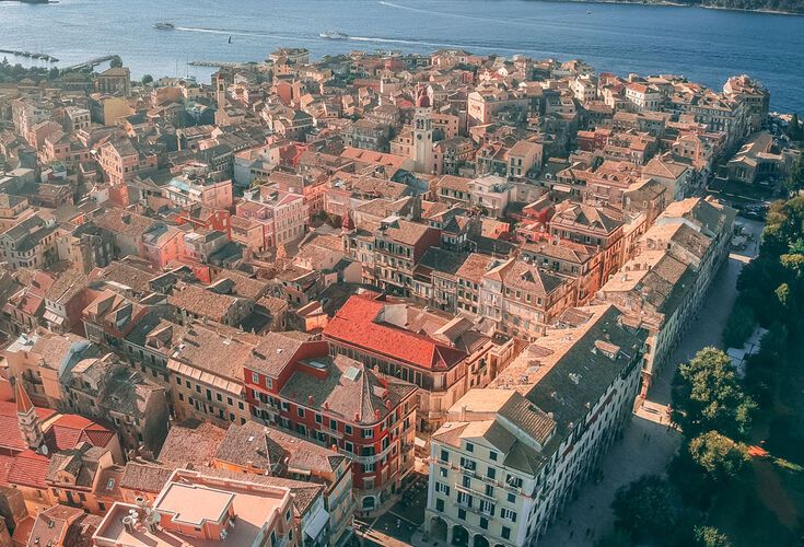 Liston and Spianada square in Corfu’s Old Town