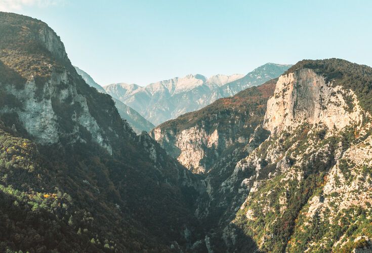 The gate of the Olympus National Park