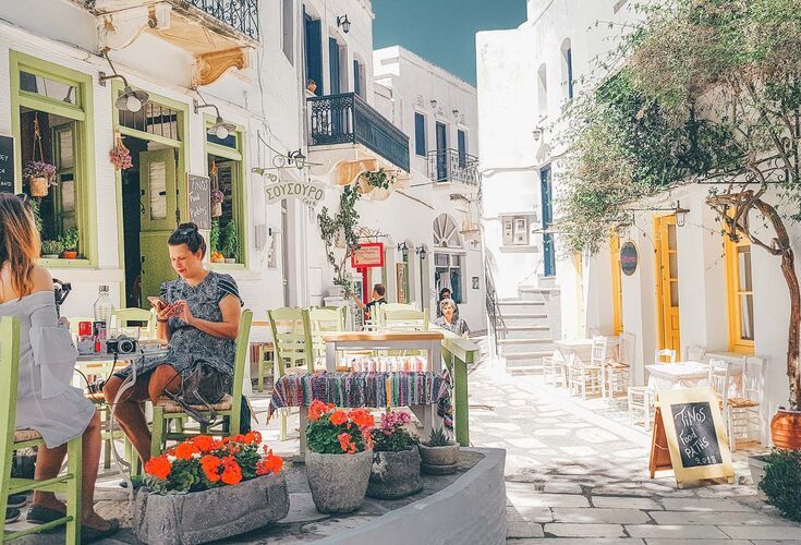 For a meat you'll be dreaming about when you're , try a kafenio in Pyrgos village!