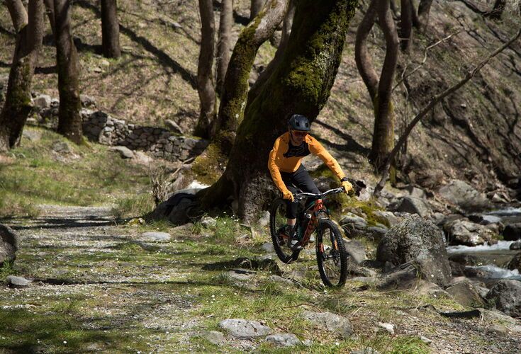 And where there are mountains, there’s mountain biking. 