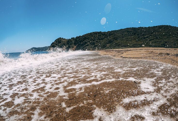 Νo day on Skiathos is complete without some beach-time