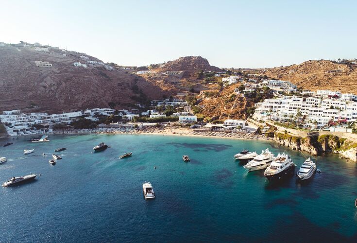 Mykonos’ Psarou beach is a celebrity magnet