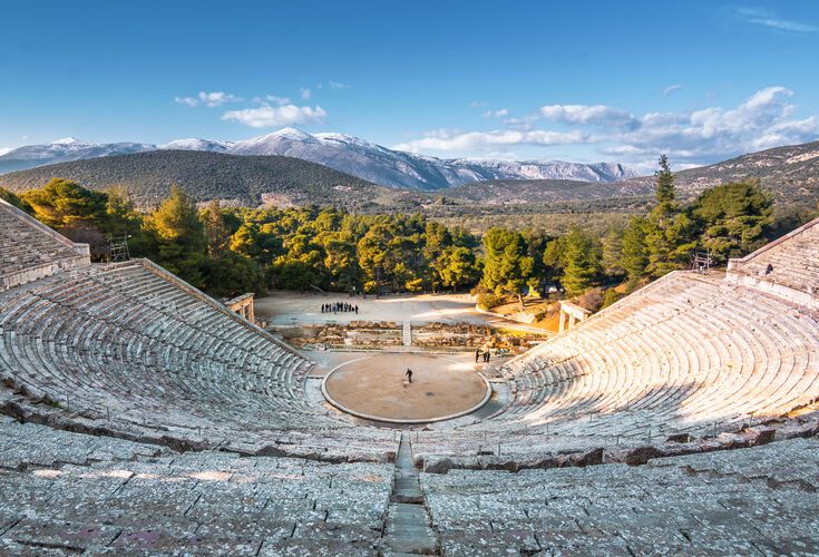 Ancient Epidaurus is most famous today for giving us the best-preserved ancient Greek theatre