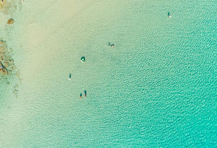 Agiassos beach in Naxos