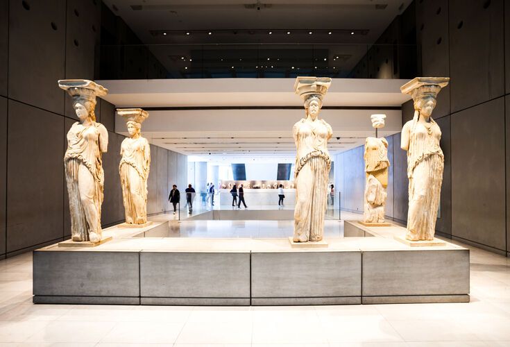 Caryatides in the Acropolis Museum