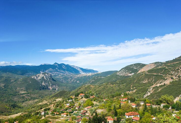 Village on Mt. Parnassos