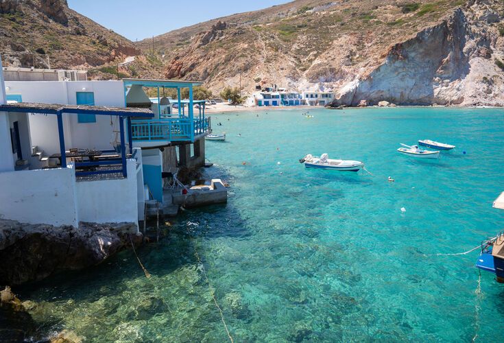 Boathouses in Firopotamos