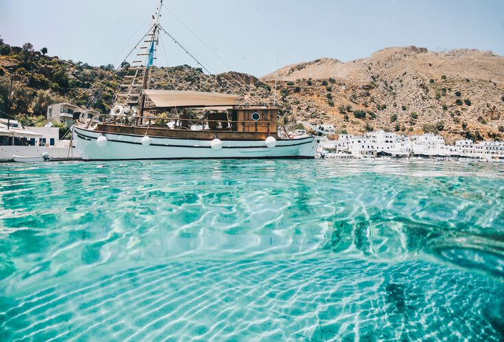 Fishing boat at Sfakia-Loutro, Crete