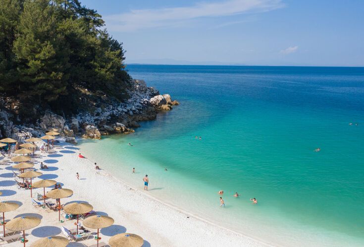 Marble beach, Thassos