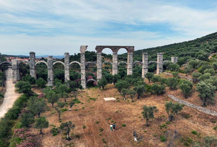 The Roman Aqueduct at Moria