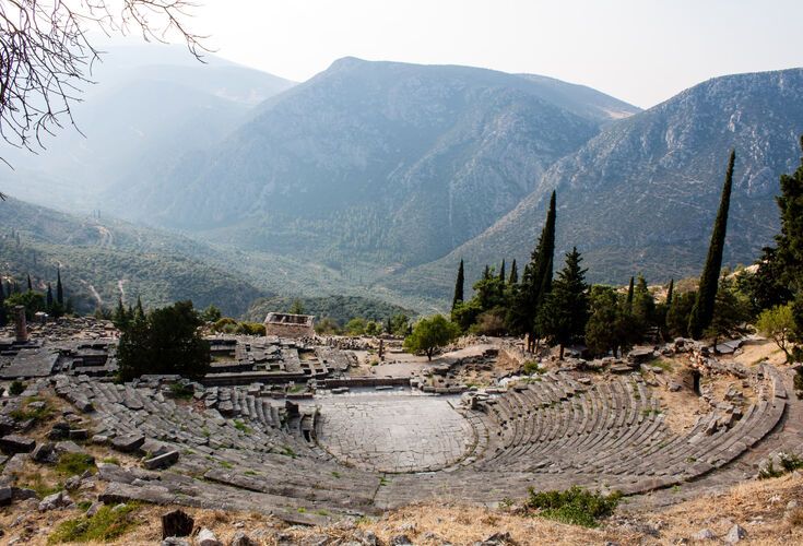 The archaeological site of Delphi