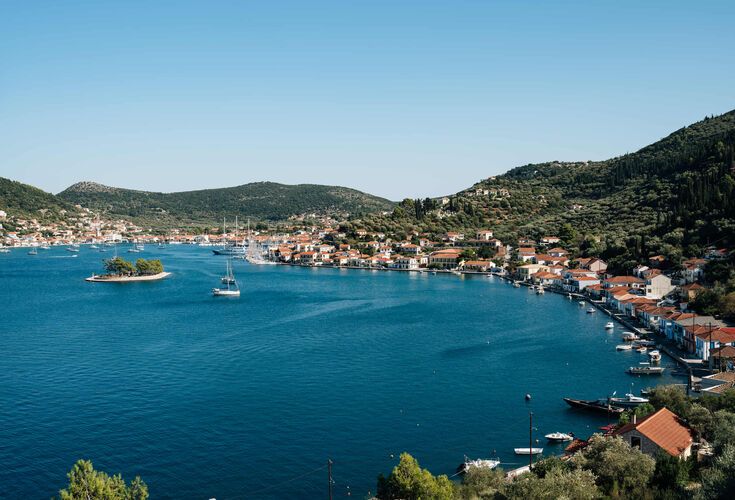 Aerial view of Ithaca