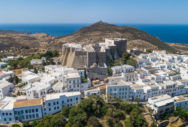 There’s a Byzantine mysticism and Italian finesse to Patmos’ main town