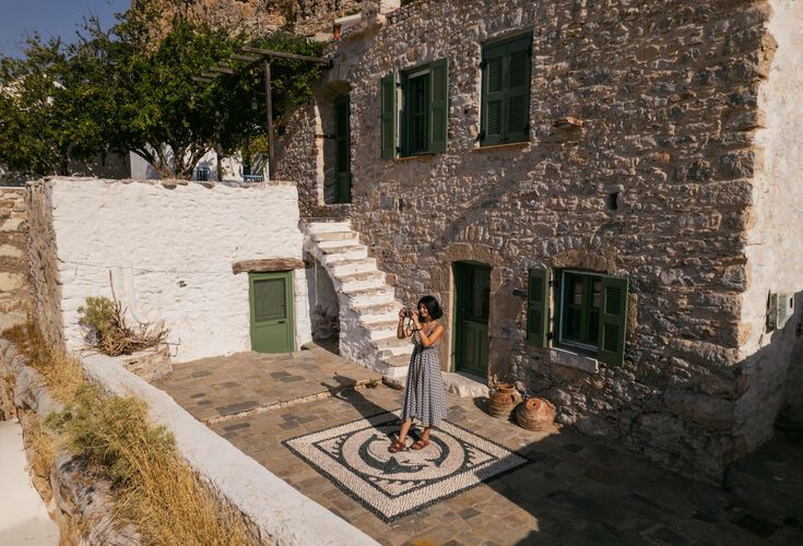 Megalo Chorio in Tilos, Greece