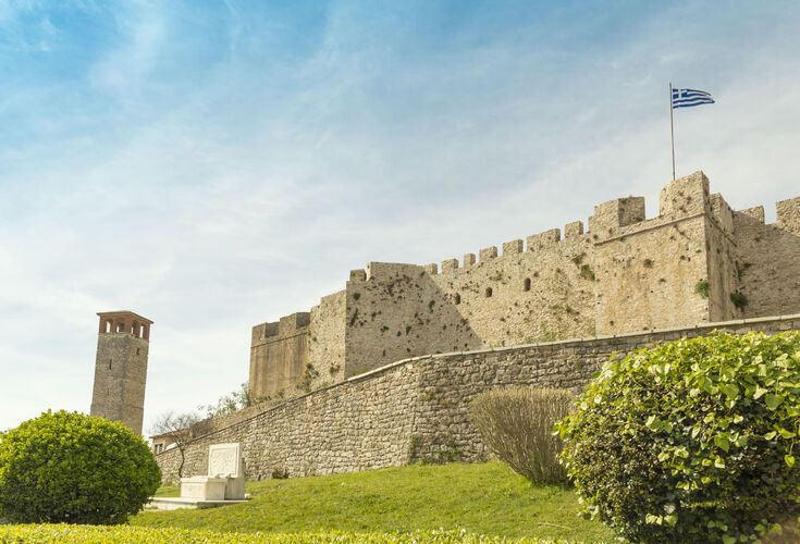 Arta city castle of ancient Ambracia