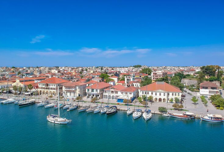 Preveza - Port and boats in spring time