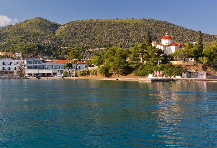 Palaia Epidaurus village harbor