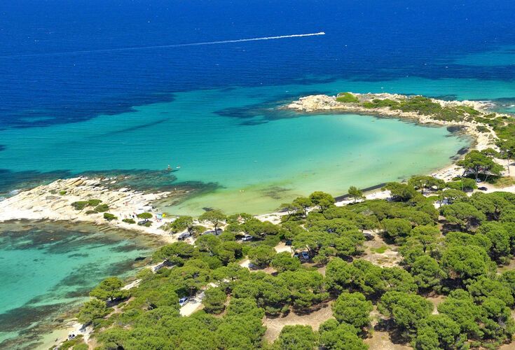 Der exotische Strand Karydi in Sithonia Halkidiki