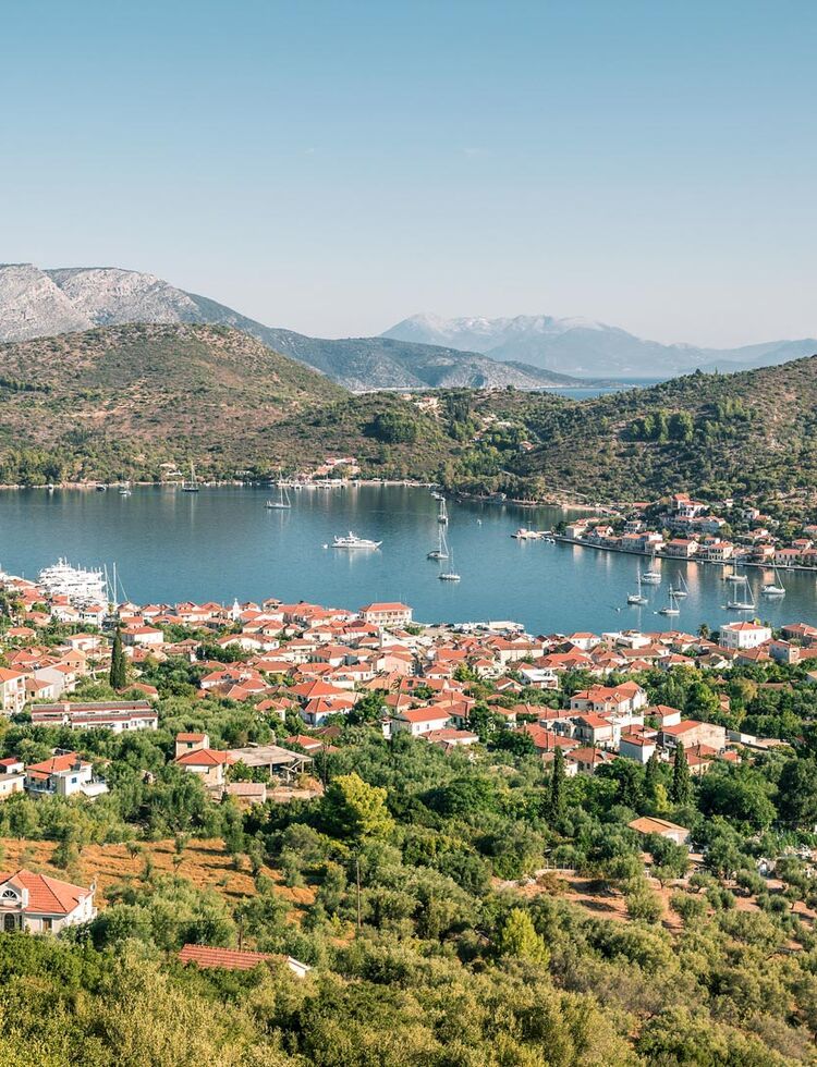 A naturally deep harbour, Vathi oozes quaintness and charm