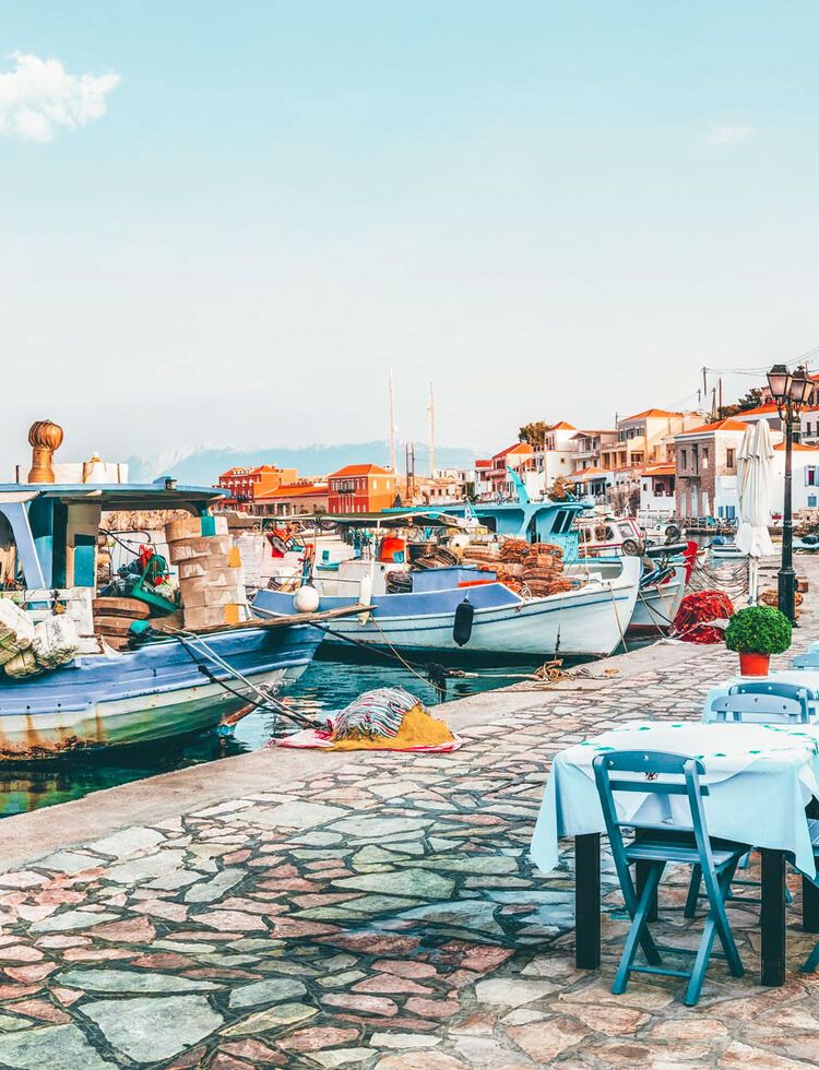 A walk around Nimporio will leave your heart brimming with peaceful thoughts and ineffable joy