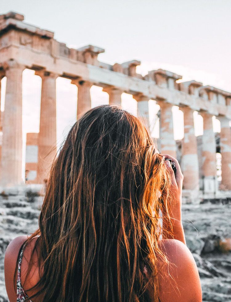 Here she is, standing proudly at the top of the Sacred Rock… the best known temple of the ancient world, the Parthenon