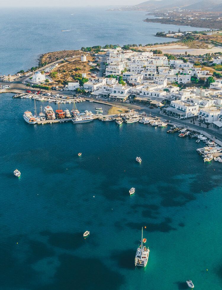 Hora is the capital and harbour of Antiparos island