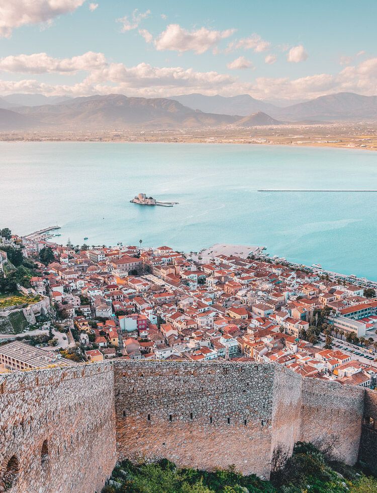 You’ll feel it all the way from the lofty fortifications-Palamidi Castle is an experience in itself