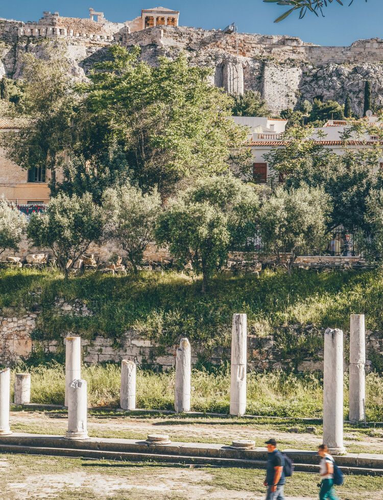 Fußweg zur Akropolis / Blog