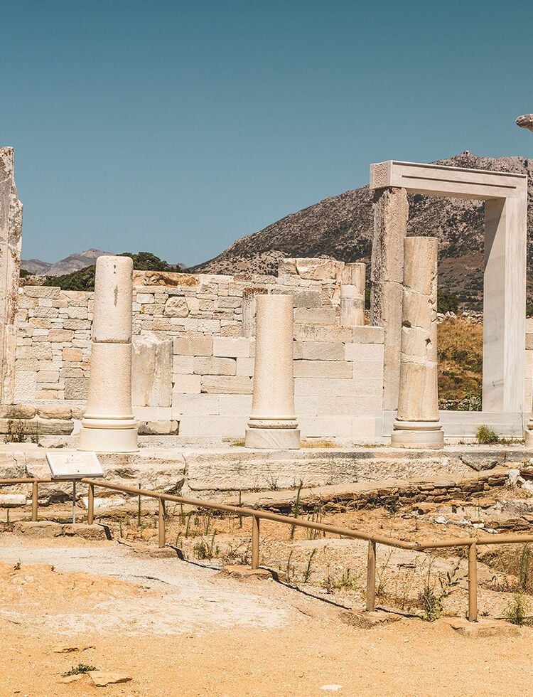 Τhe Temple of Demeter, the 6th-century BC sanctuary dedicated to the goddess of harvest and fertility