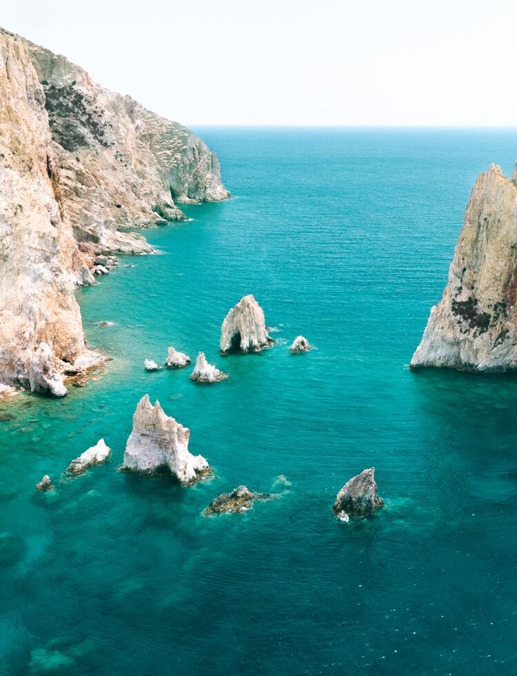 Explore Polyegos, the region’s largest uninhabited islandis by boat