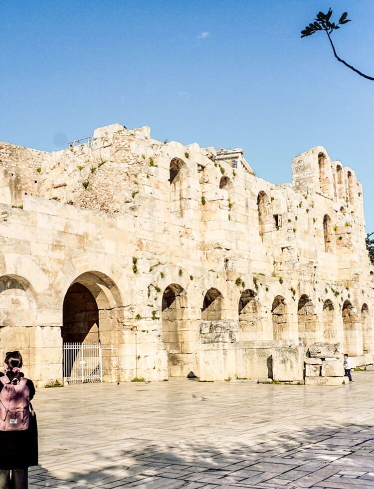 The Herodion (as it’s commonly called) is one of the most striking Athens monuments and one of the world’s oldest functioning theatres