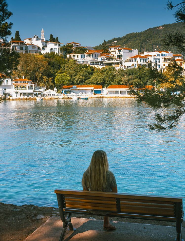 View of Skiathos from Bourtzi