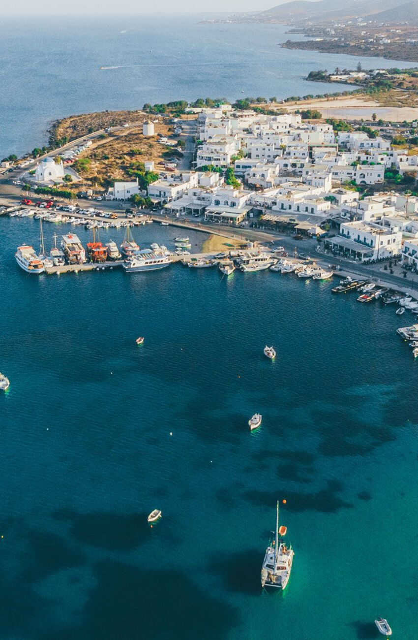 Hora is the capital and harbour of Antiparos island