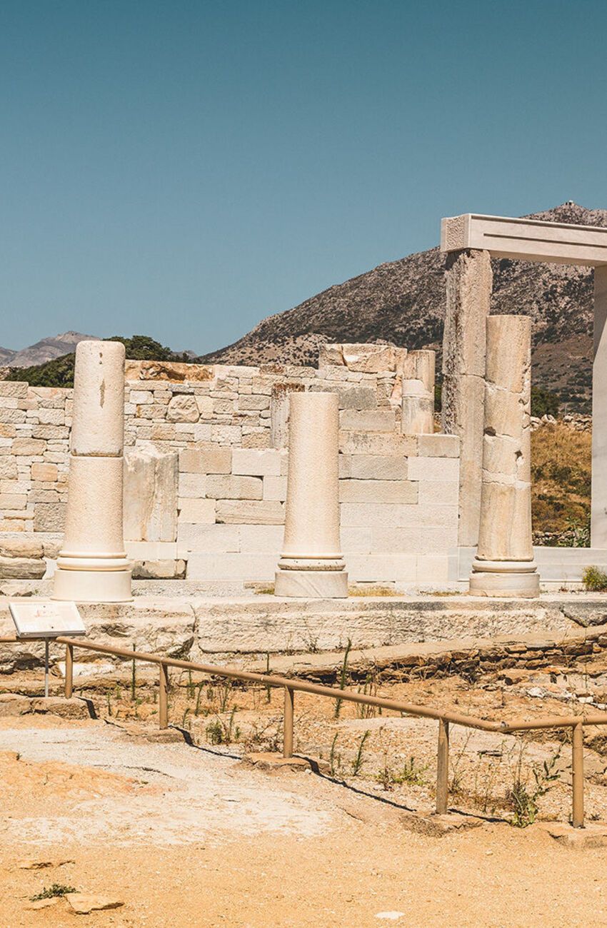 Τhe Temple of Demeter, the 6th-century BC sanctuary dedicated to the goddess of harvest and fertility