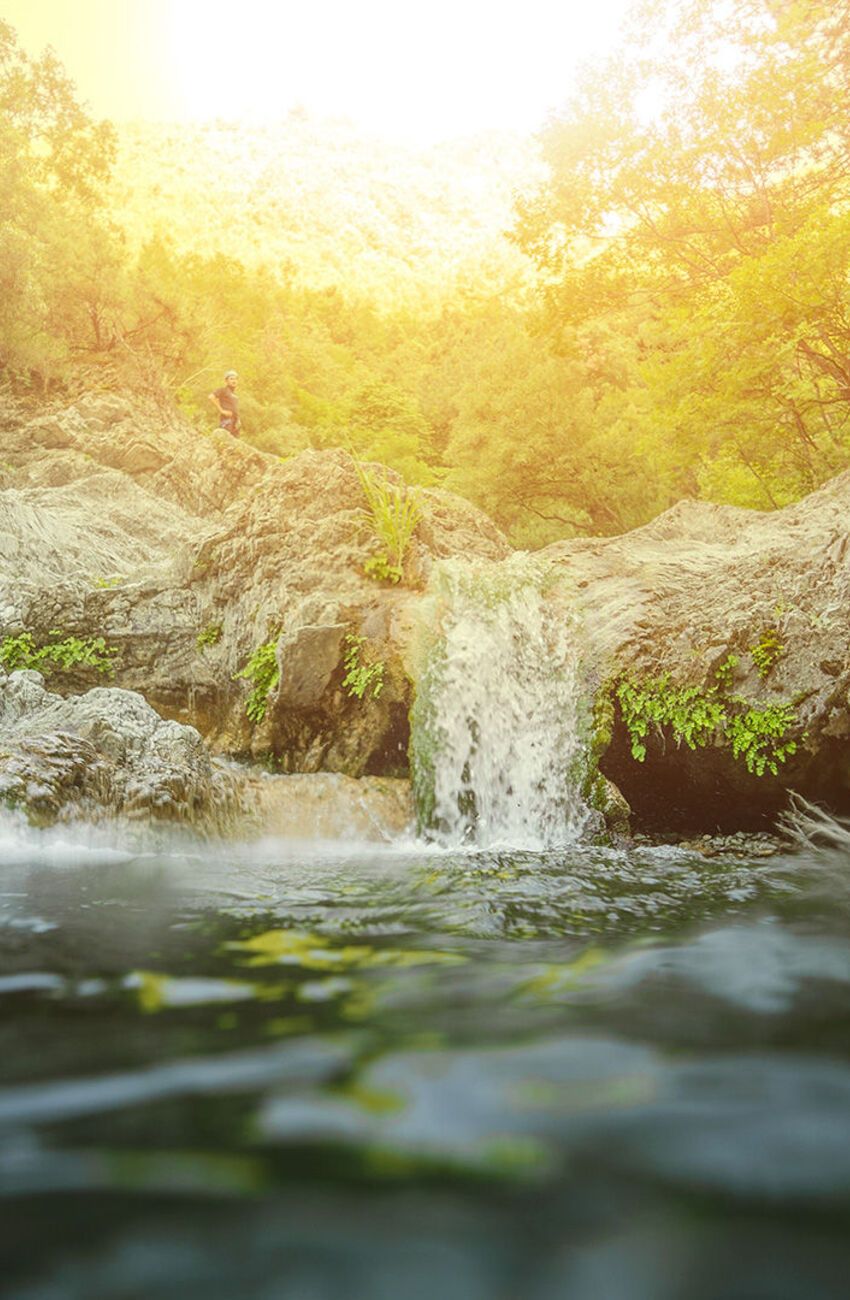Just the setting catapults this experience into once-in-a-lifetime territory, surrounded by the thick forest and gushing waters