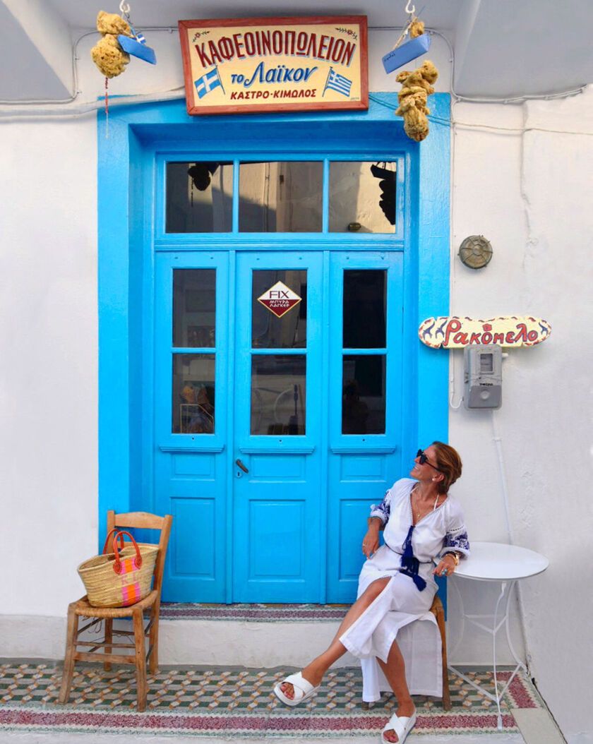 Lounging in Kimolos, where time stood still