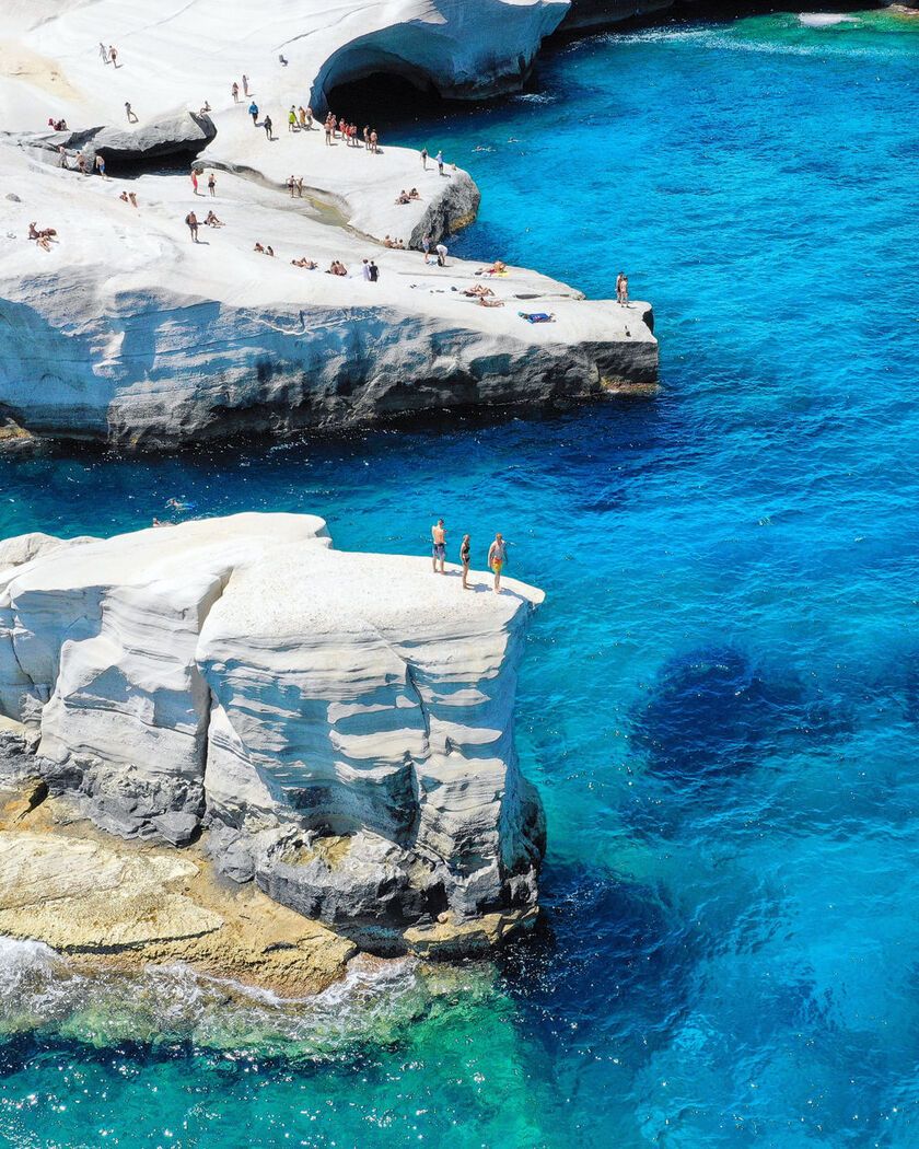 Sarakiniko in Milos