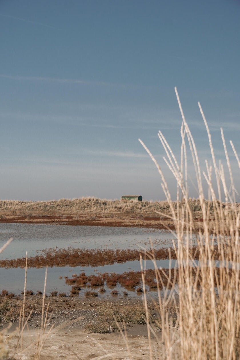 Fisherman's place in Evros Delta National Park