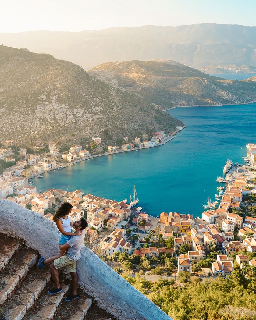 Reaching the highiest point in Kastellorizo