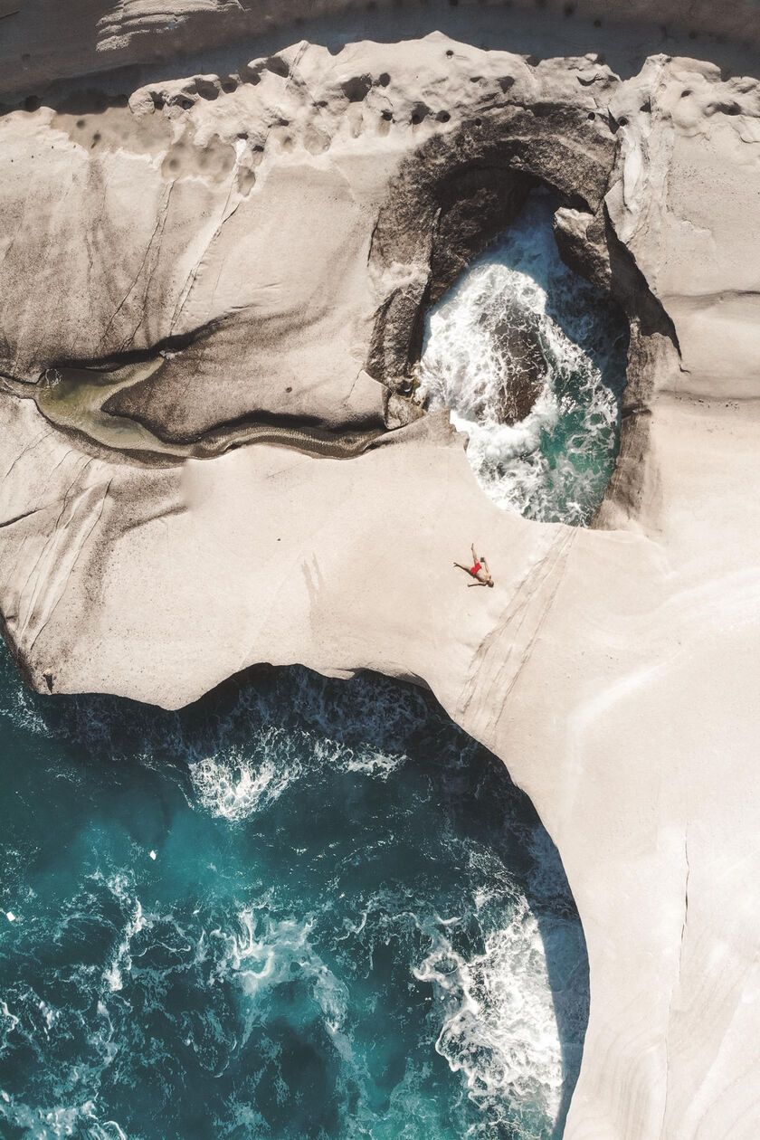 Milos from above