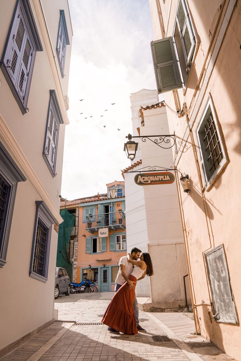 Romantic stroll in Nafplio