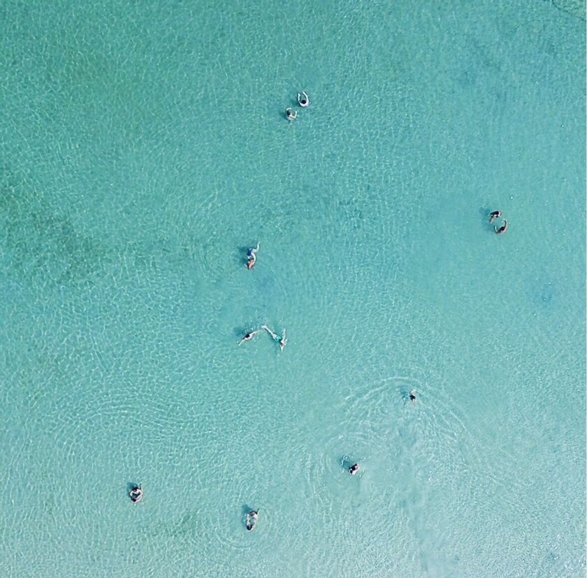 Swimming in Kimolos