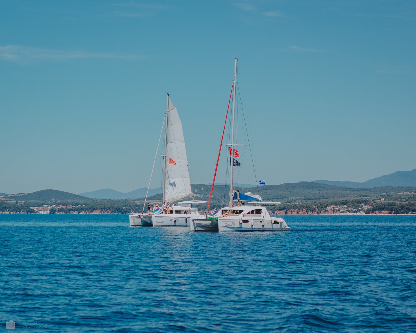 Full-Day Premium Catamaran Cruise in Halkidiki
