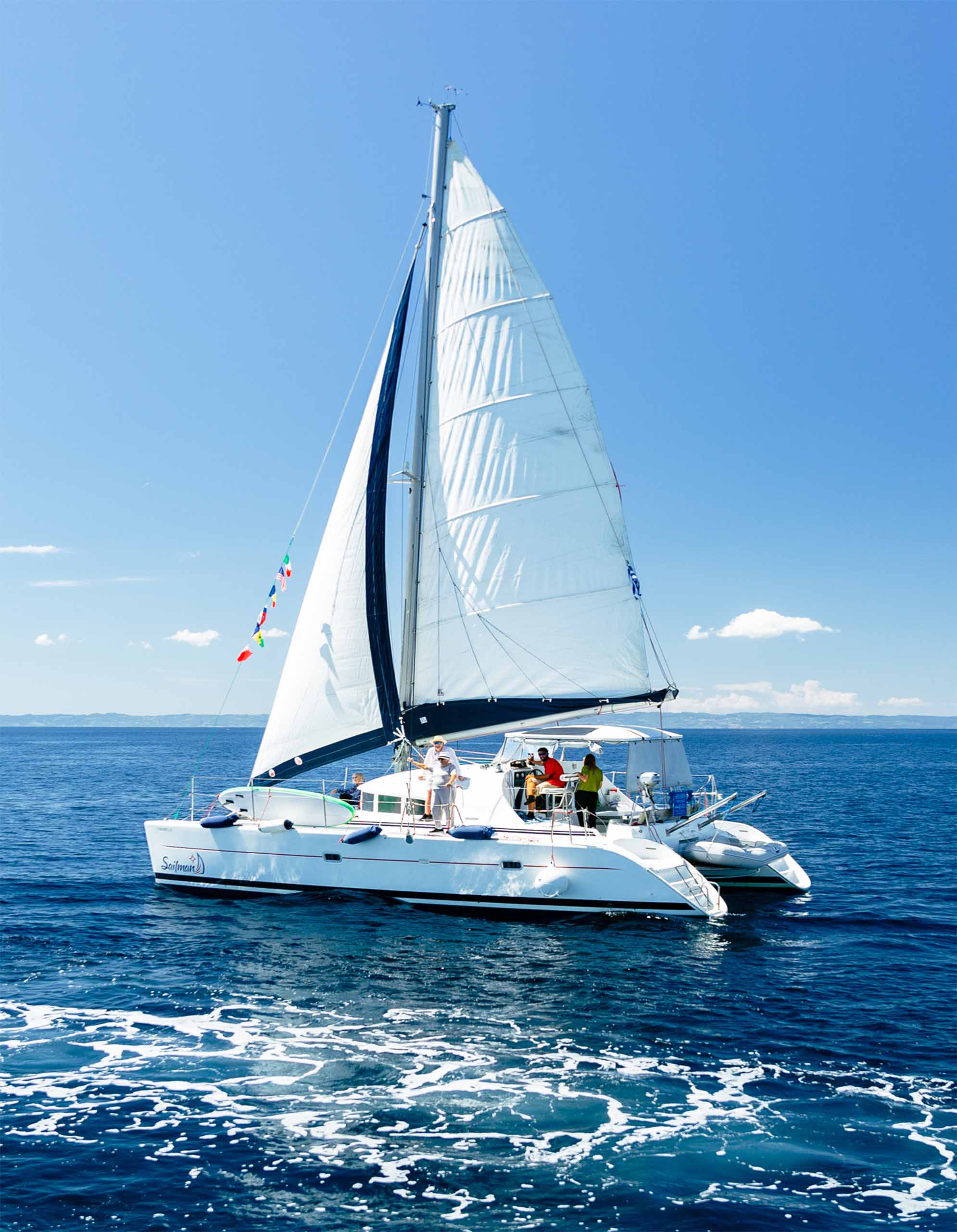 Full-Day Premium Catamaran Cruise in Halkidiki