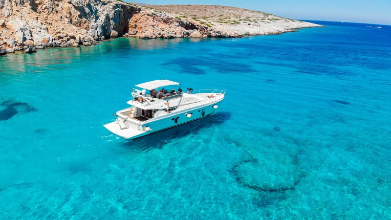 Astypalea Full Day Private Cruise in South Coasts 