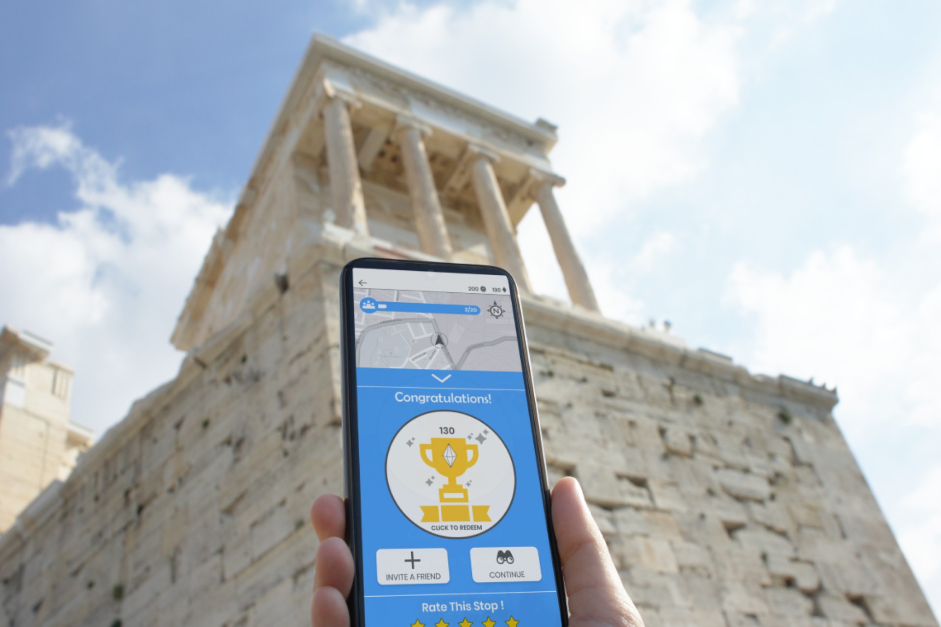 Acropolis Self-Guided Quiz Tour & Shopping Rewards