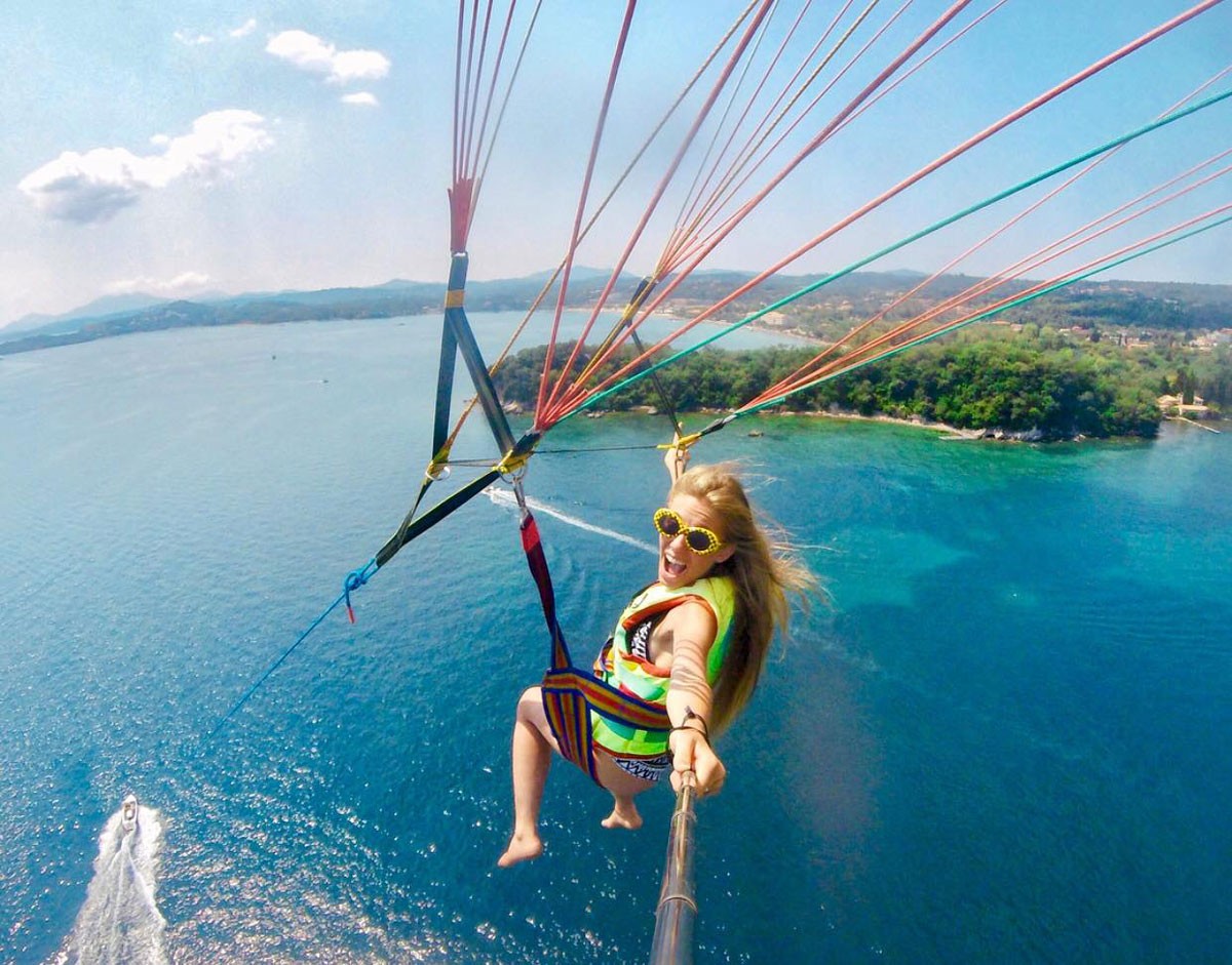 Corfu: Parasailing Experience for 2