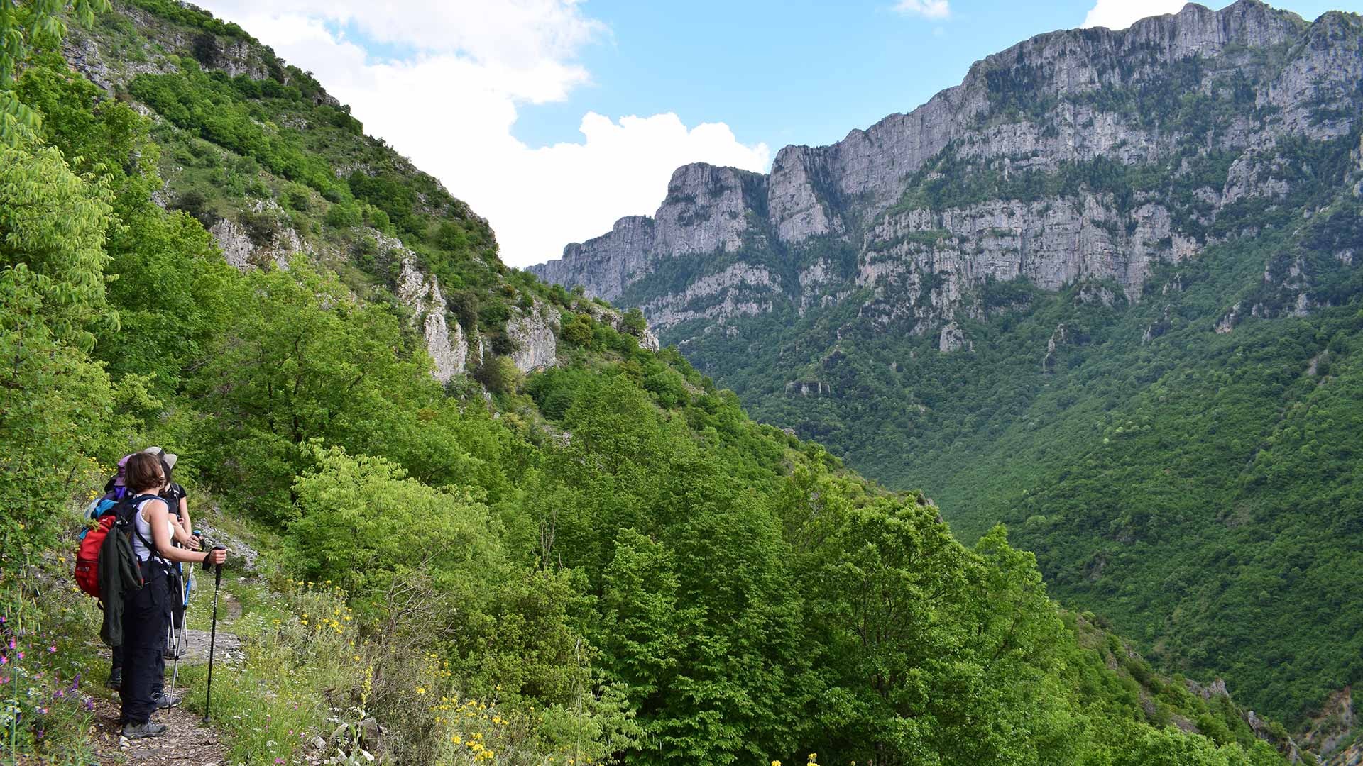 Hiking in Vikos Gorge