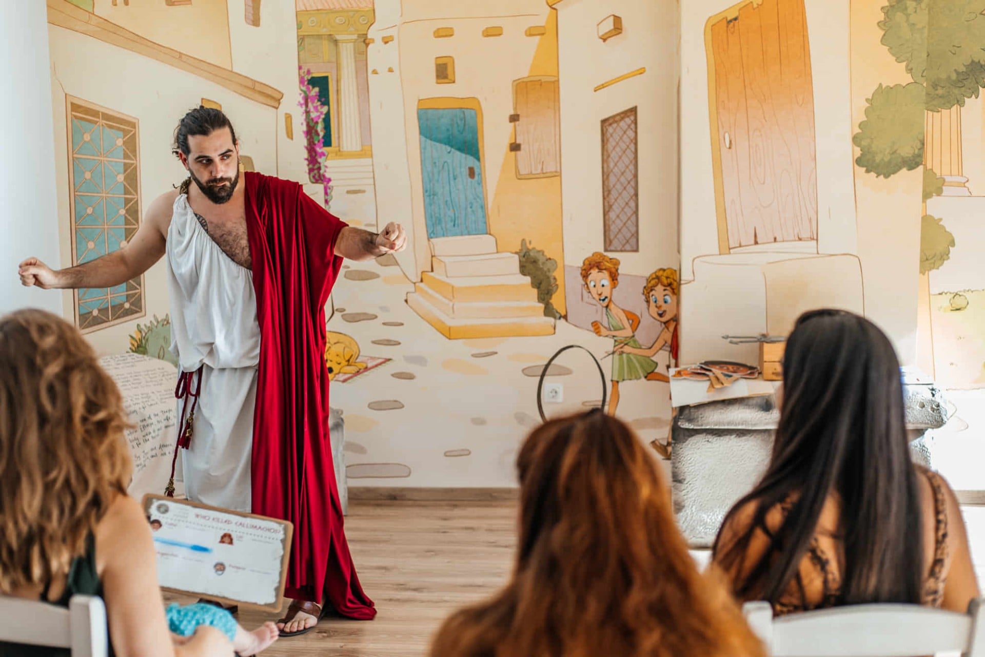 live-interactive-ancient-greek-murder-mystery-logo